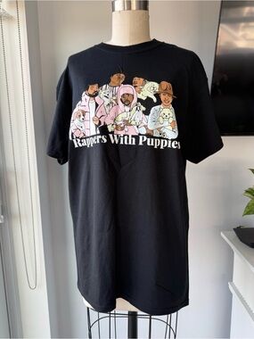 Rappers With Puppies Graphic Tee